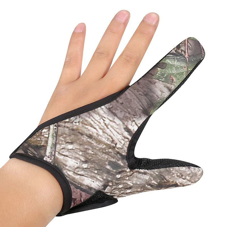 Guantes de pesca con protector de 2 dedos