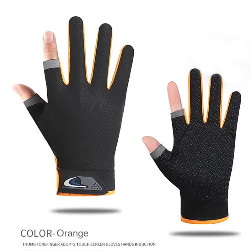 Guantes de pesca con pantalla táctil