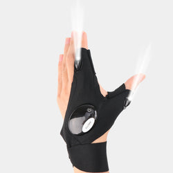 Guante de medio dedo LED