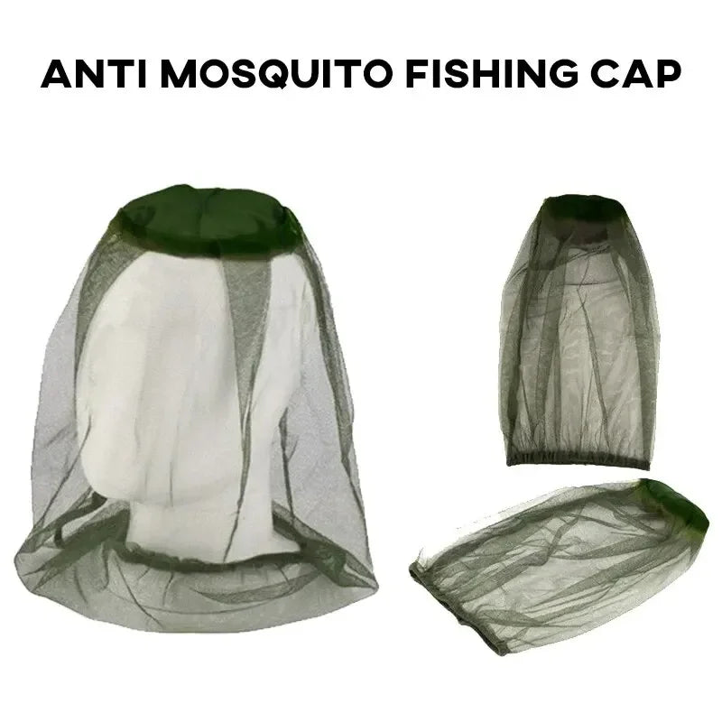 Gorra de pesca antimosquitos