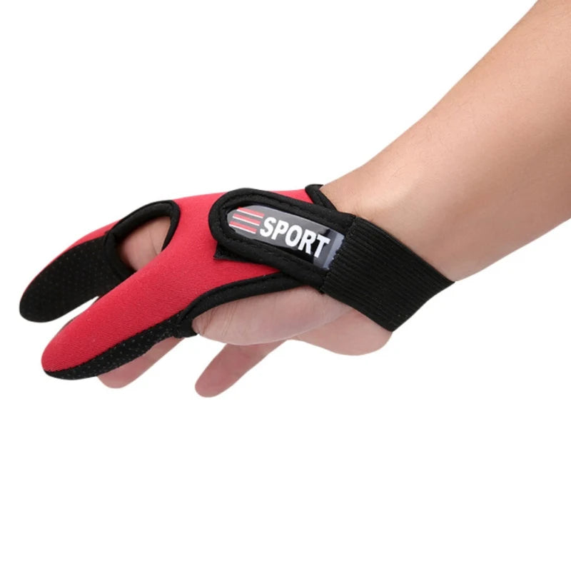 Guantes de pesca con protector de 2 dedos