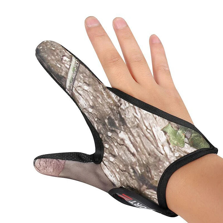 Guantes de pesca con protector de 2 dedos