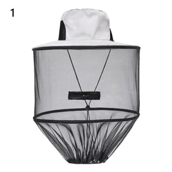 Sombrero de pesca plegable antimosquitos